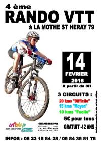 Affiche rando vtt 2016.