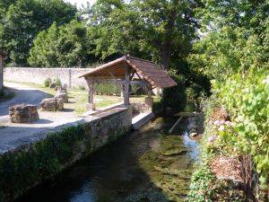 Les lavoirs de La Mothe saint-Hray.