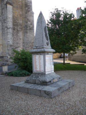 Monument aux morts de La Mothe saint-Hray.