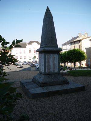 Monument aux morts de La Mothe saint-Hray.