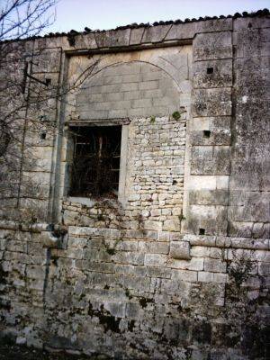 Vestige du chteau de La Mothe saint-Hray.