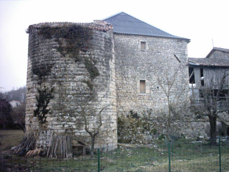 Vestige du chteau de La Mothe saint-Hray.